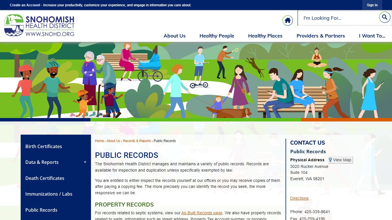 Public Records | Snohomish Health District, WA